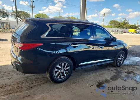 2013 Infiniti Jx35 z USA, uszkodzony, nr VIN 5N1AL0MNSDC346384